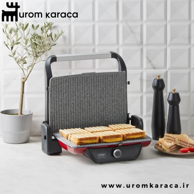 ساندویچ ساز و گریل کاراجا Gastro Classic قرمز