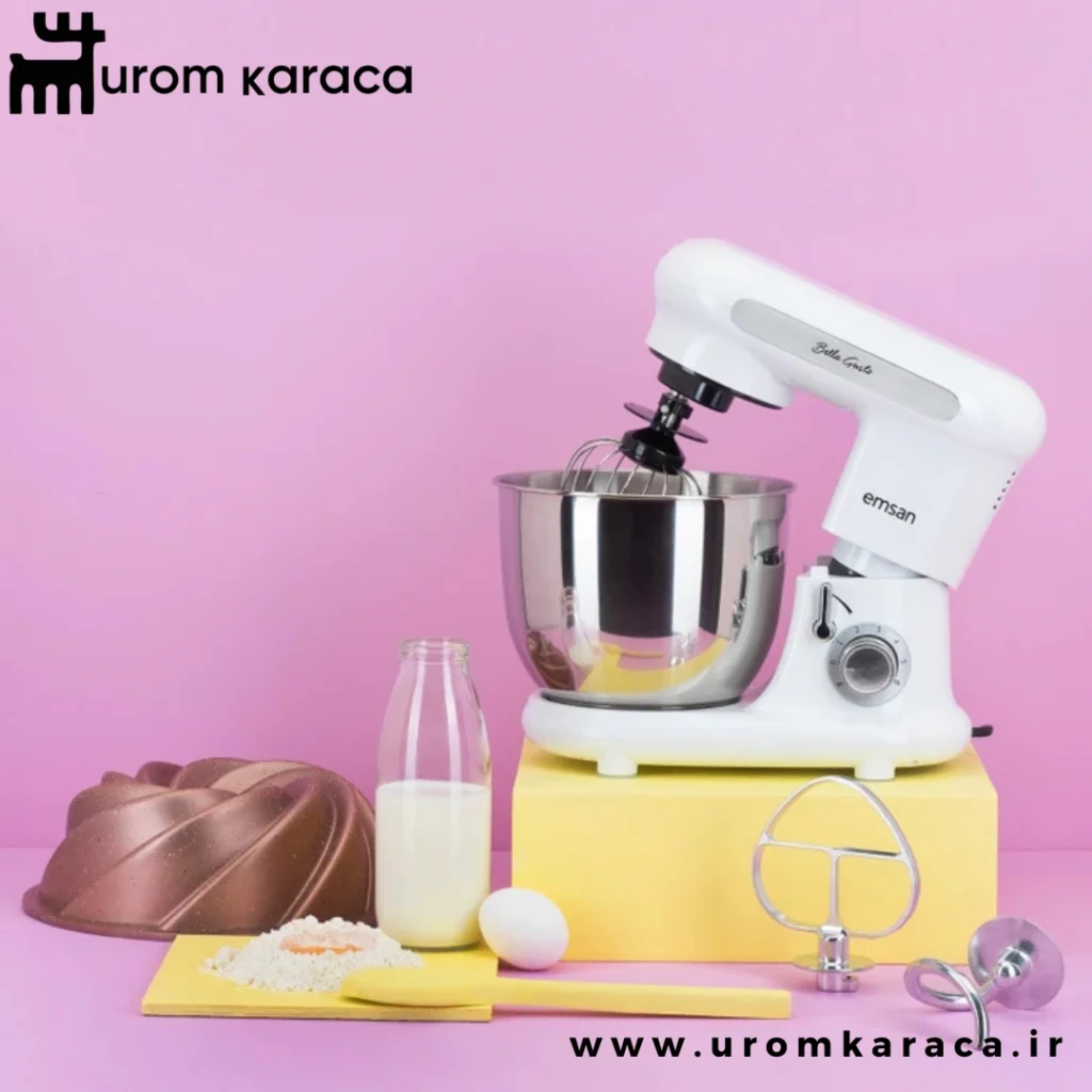همزن کاسه ای حرفه ای امسان Bella Gusto مینی سفید