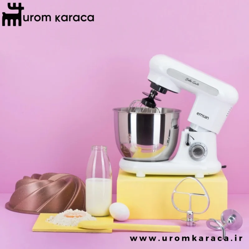 همزن کاسه ای حرفه ای امسان Bella Gusto مینی سفید