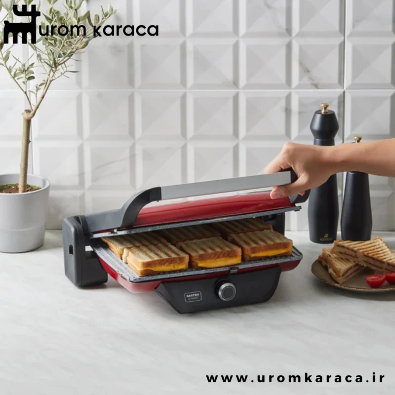 ساندویچ ساز و گریل کاراجا Gastro Classic قرمز