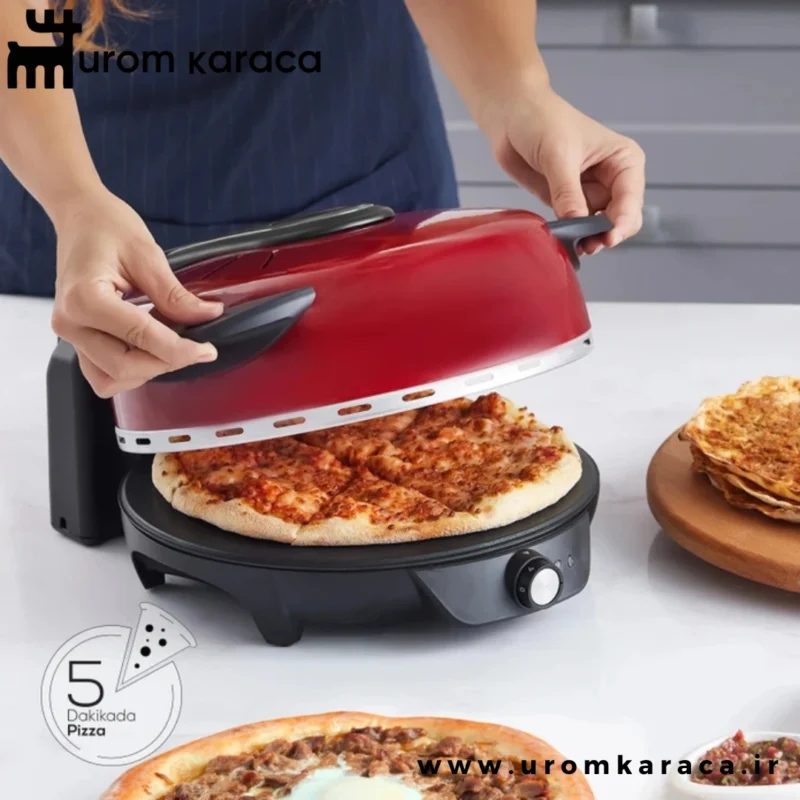 پیتزا ساز کاراجا gastro 10 in 1 قرمز درباری
