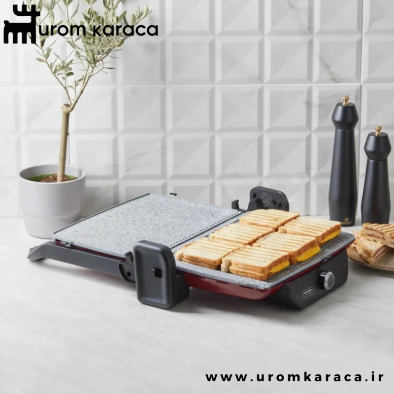 ساندویچ ساز و گریل کاراجا Gastro Classic قرمز