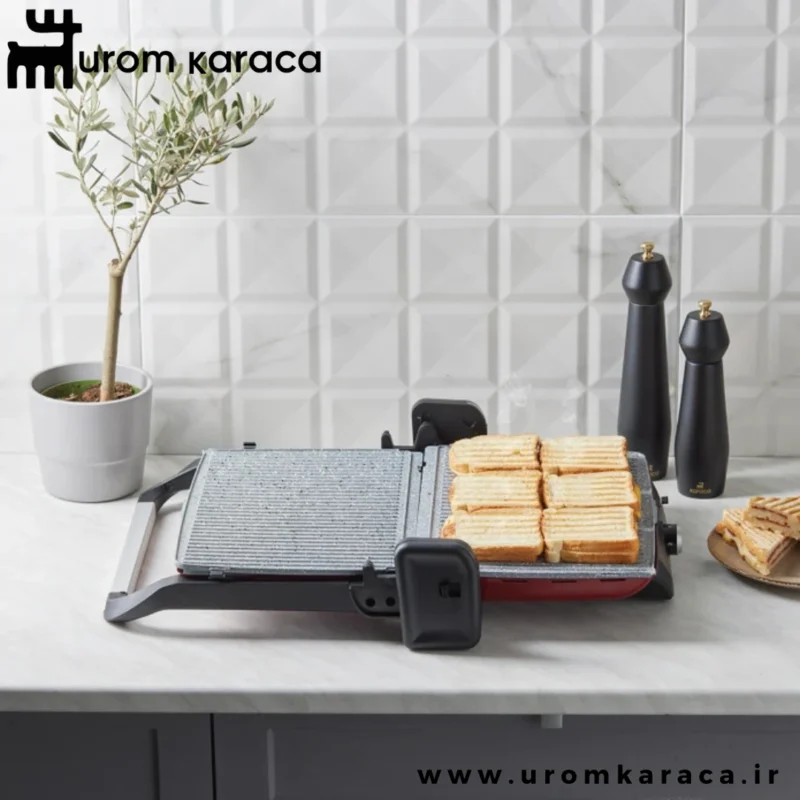 ساندویچ ساز و گریل کاراجا Gastro Classic قرمز