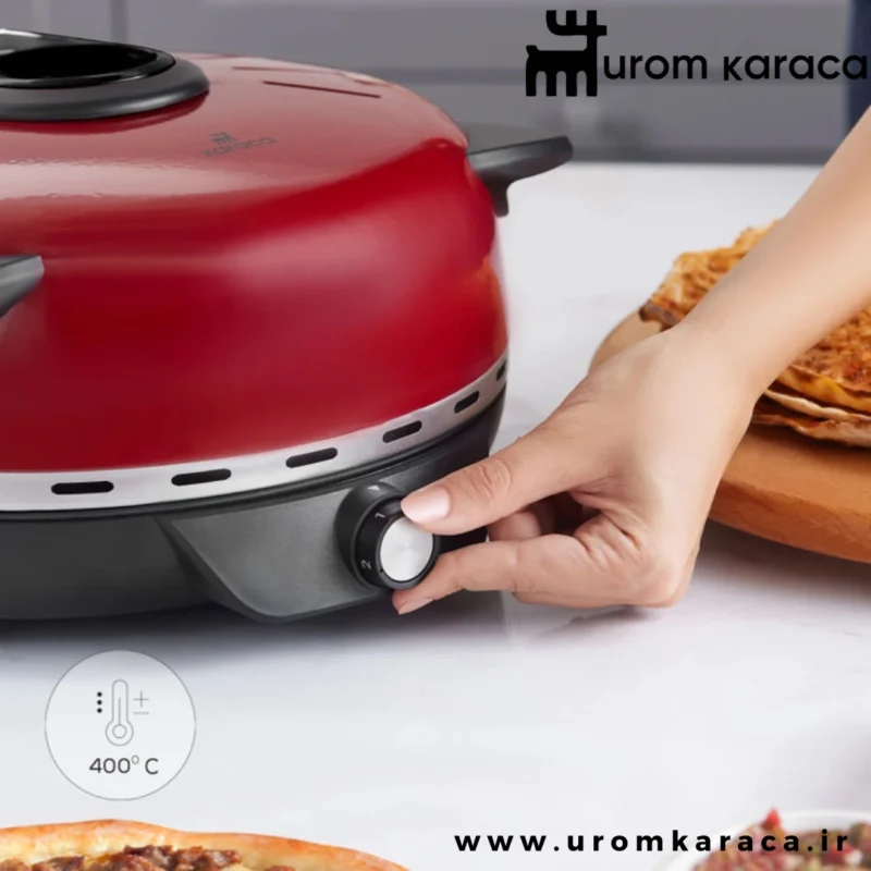 پیتزا ساز کاراجا gastro 10 in 1 قرمز درباری