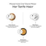 همزن کاسه دار کاراجا mastermaid chef pro مشکی مسی مات - تصویر 3
