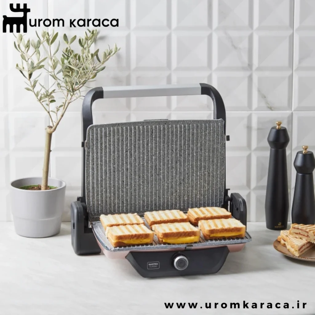 ساندویچ ساز و گریل کاراجا Gastro Classic رزگلد