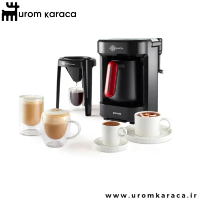 قهوه ساز پنج کاره کاراجا Hatir Barista قرمز