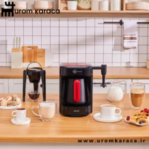 قهوه ساز پنج کاره کاراجا Hatir Barista قرمز