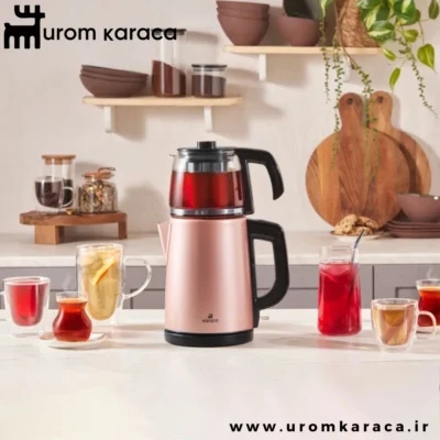 چایساز برقی کاراجا retro glass رزگلد