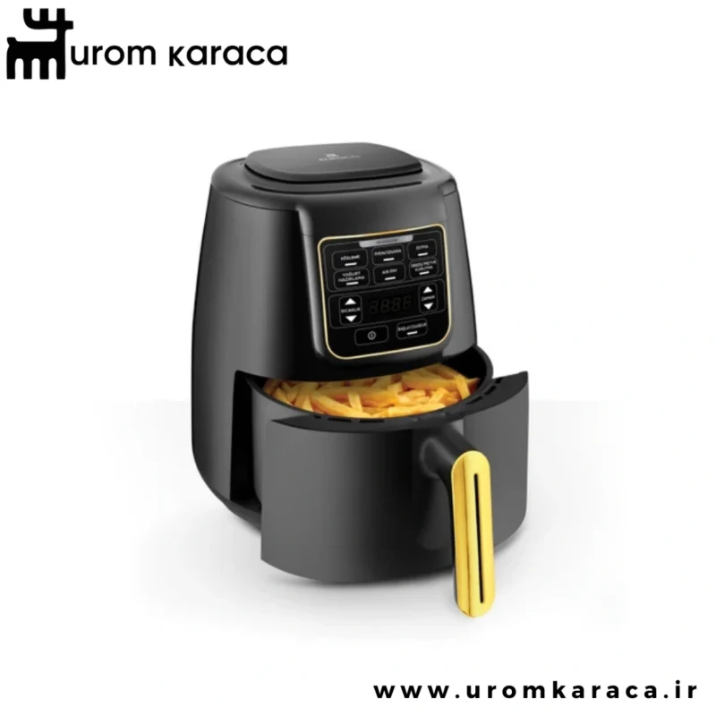 هواپز وسرخ کن کاراجا‌ Air pro cook köz Xl مشکی طلایی