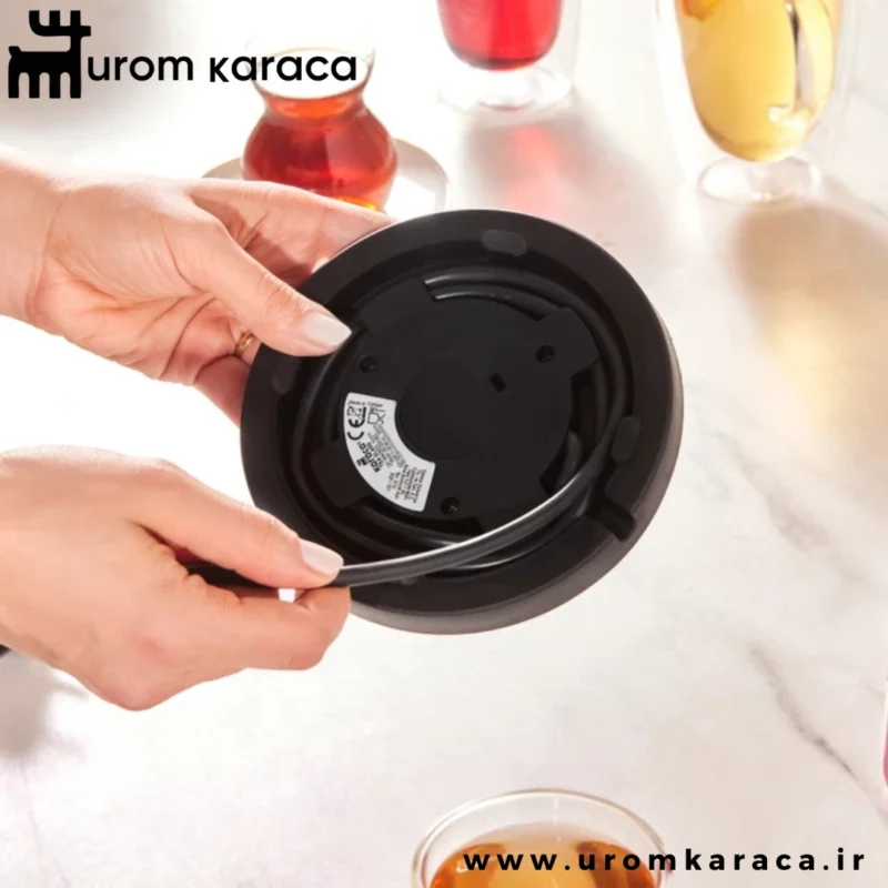 چایساز برقی کاراجا retro glass سفید