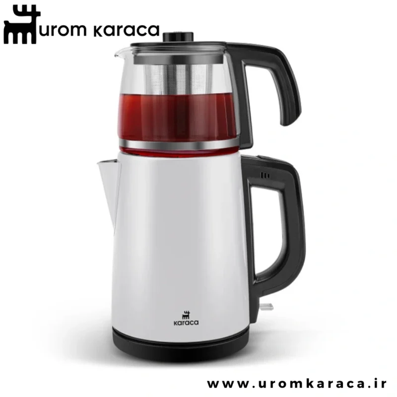 چایساز برقی کاراجا retro glass سفید