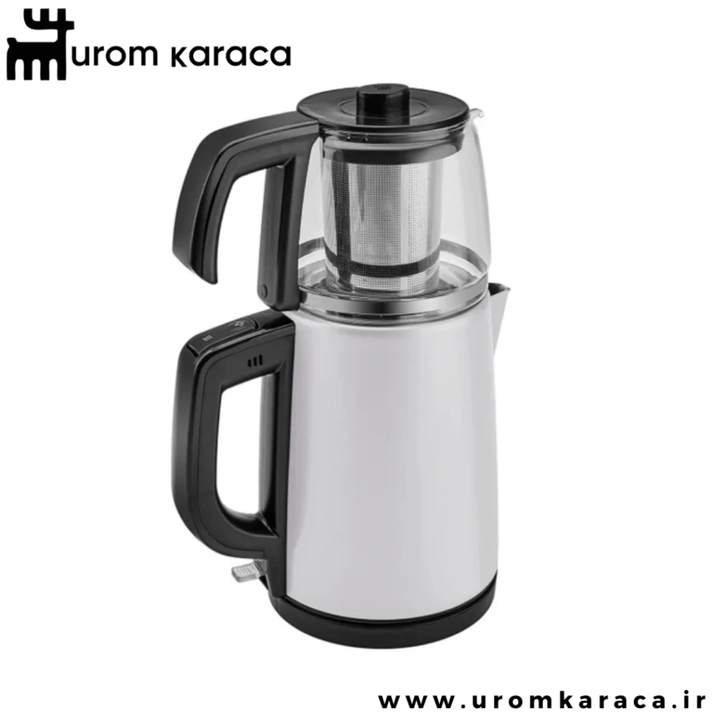 چایساز برقی کاراجا retro glass سفید