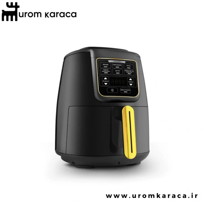 هواپز وسرخ کن کاراجا‌ Air pro cook köz Xl مشکی طلایی