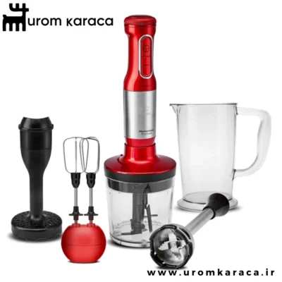 ربات آشپزخانه کاراجا Mastermaid Prosteel قرمز 2000 وات