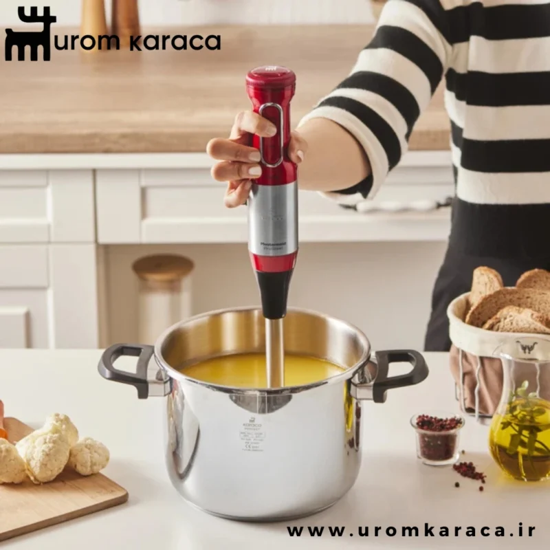 ربات آشپزخانه کاراجا Mastermaid Prosteel قرمز 2000 وات
