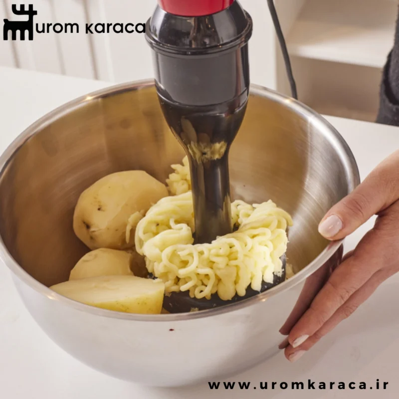 ربات آشپزخانه کاراجا Mastermaid Prosteel قرمز 2000 وات