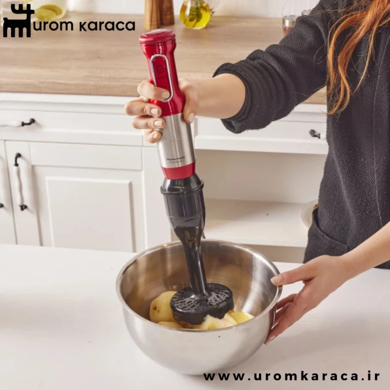 ربات آشپزخانه کاراجا Mastermaid Prosteel قرمز 2000 وات