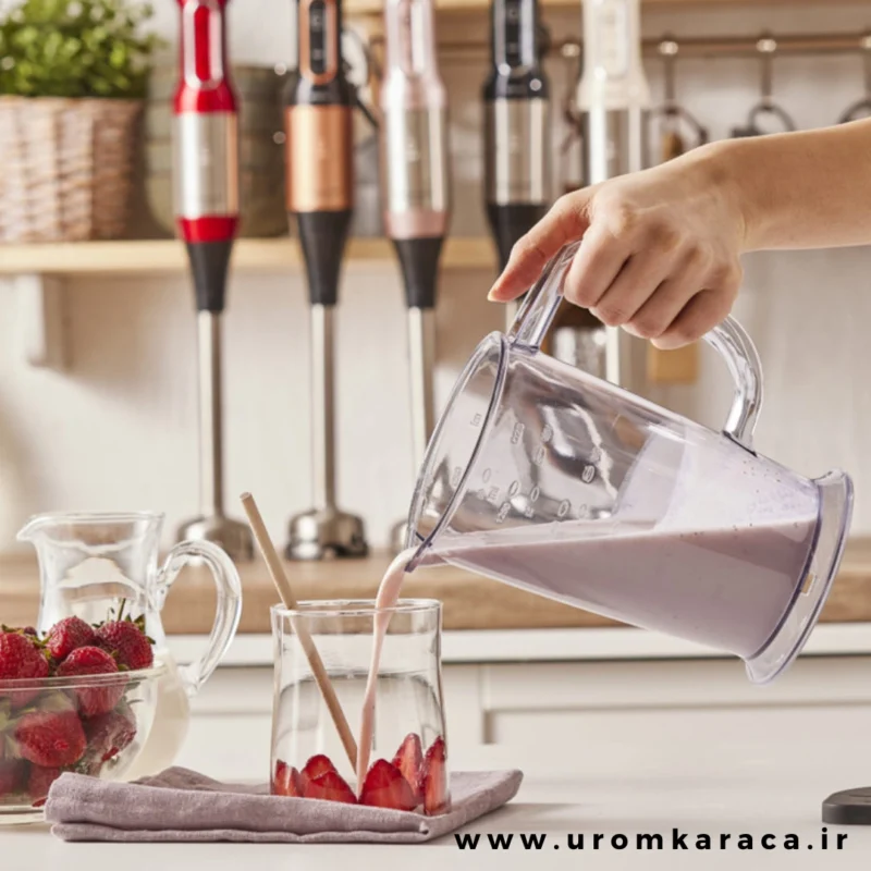 ربات آشپزخانه کاراجا Mastermaid Prosteel قرمز 2000 وات