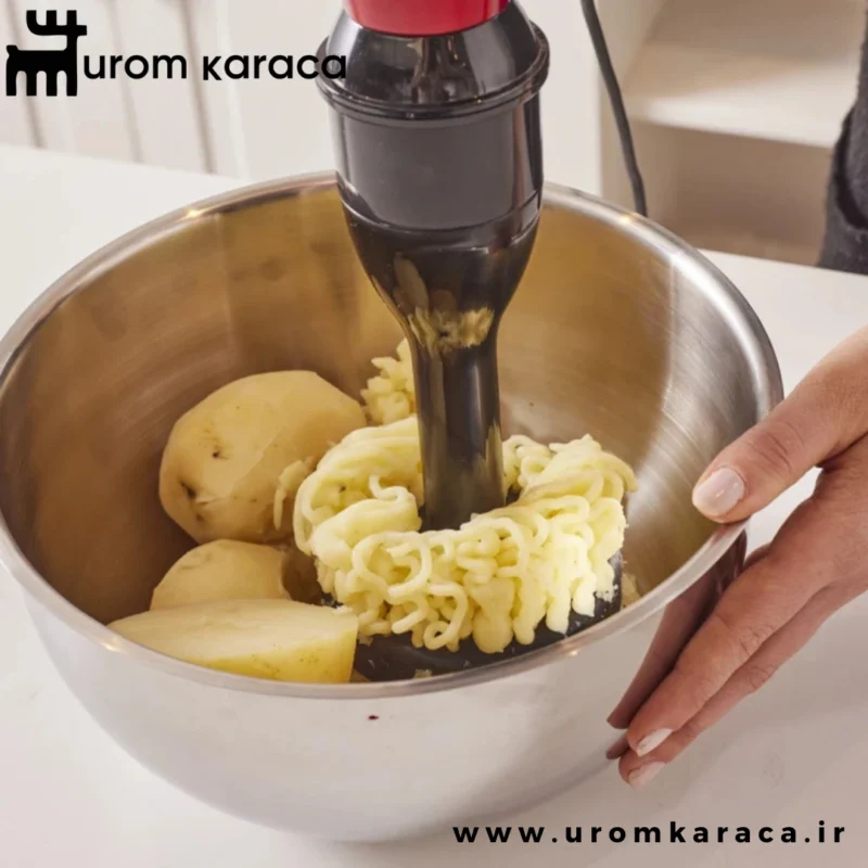 ربات آشپزخانه کاراجا Mastermaid Prosteel قرمز 2000 وات