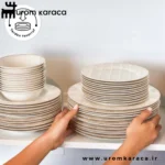 سرویس غذاخوری 56 پارچه 12 نفره کاراجا Siena