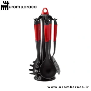 سرویس 6 پارچه کفگیر و ملاقه کاراجا Hardy قرمز