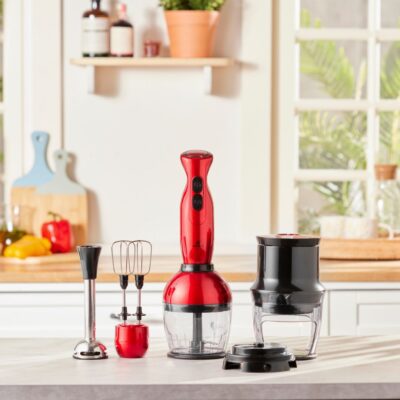 روبات آشپزخانه کاراجا Pro Spiral Blender قرمز 1500 وات (3)