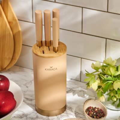 سرویس چاقو 6 پارچه کاراجا Birch بژ (4)