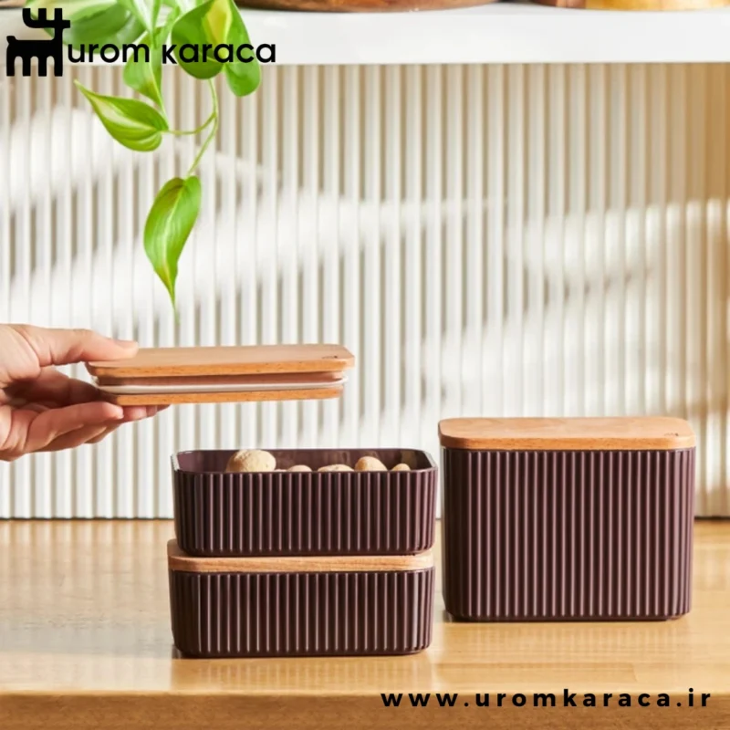 ظرف نگهدارنده 3 عددی کاراجا Massimo بنفش