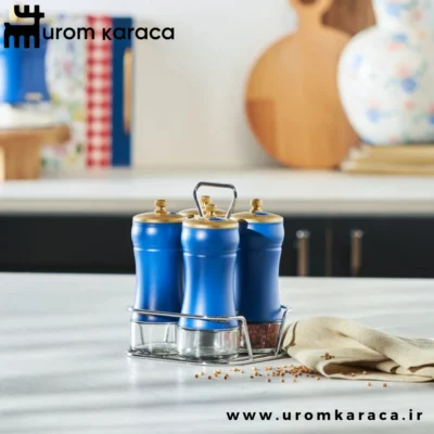 جا ادویه 5 پارچه کاراجا Blue Berry آبی