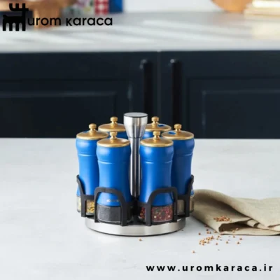 جا ادویه 7 پارچه کاراجا Blue Berry آبی