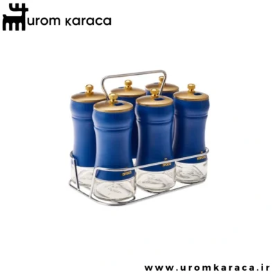 جا ادویه 7 پارچه کاراجا Blue Berry آبی