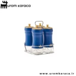 جا ادویه 5 پارچه کاراجا Blue Berry آبی