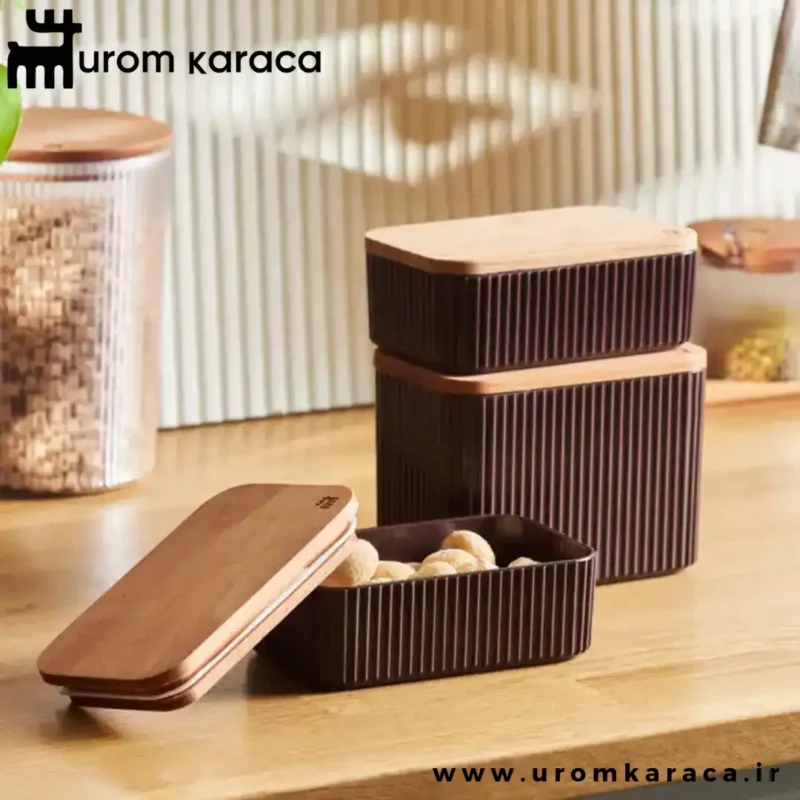 ظرف نگهدارنده 3 عددی کاراجا Massimo بنفش - Image 6