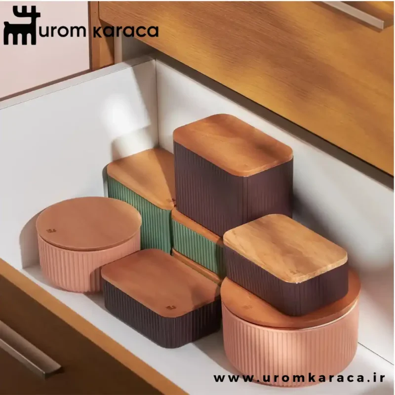 ظرف نگهدارنده 3 عددی کاراجا Massimo بنفش - Image 7