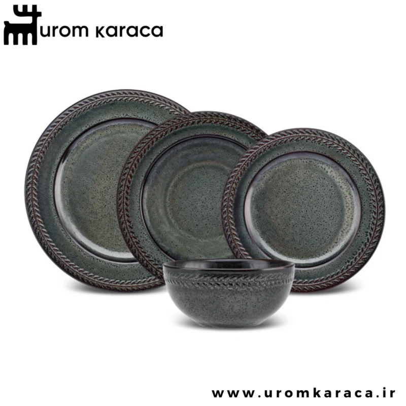 سرویس غذاخوری 24 پارچه کاراجا Basak Reaktif