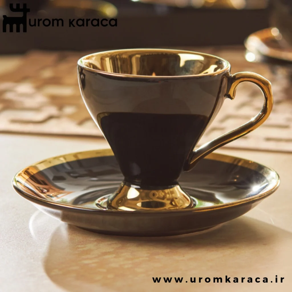 سرویس قهوه خوری 12 پارچه امسان Luxury مشکی
