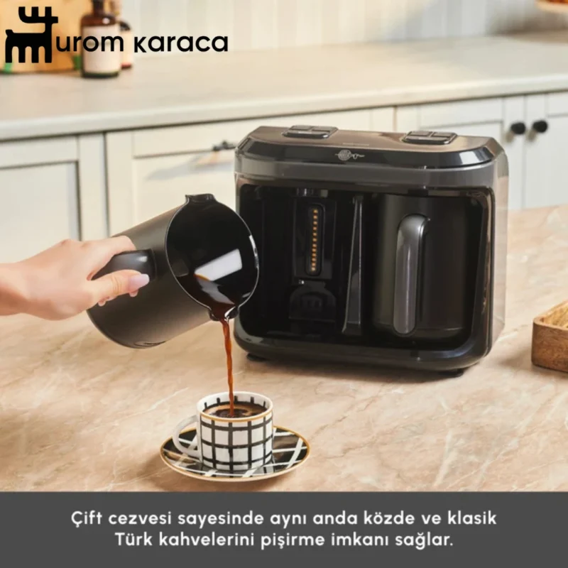 قهوه ساز تک کاره دو قلو کاراجا Hatir Hup Duet Aroma طوسی
