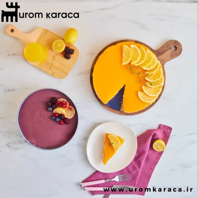 قالب کیک کمربندی 2 عددی کاراجا Super سرمه ای / طوسی