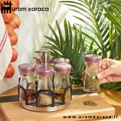 جا ادویه 7 پاراچه کاراجا Ocha بنفش