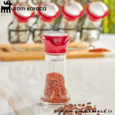 جا ادویه 9 پارچه کاراجا Nori قرمز