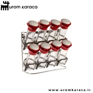 جا ادویه 9 پارچه کاراجا Nori قرمز