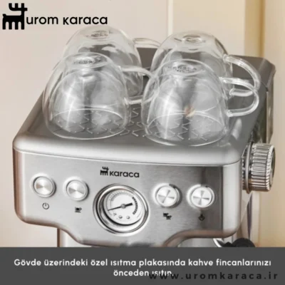 اسپرسو ساز همراه با فوم ساز شیر 20 بار کاراجا Coffee Art 1353