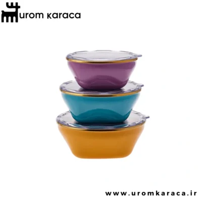 ظرف نگهدارنده 3 عددی کاراجا Fancy violet