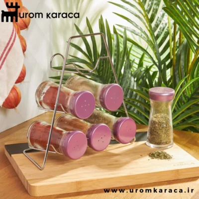 جا ادویه 7 پارچه کاراجا Ocha بنفش