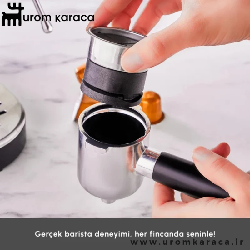 اسپرسو ساز دیجیتالی ۲۰ بار کاراجا Coffee Art Inox