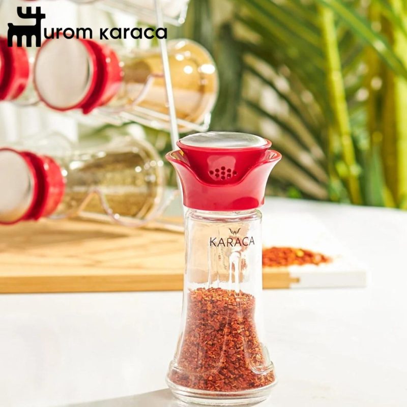 جا ادویه 7 پارچه کاراجا Nori قرمز - Image 4