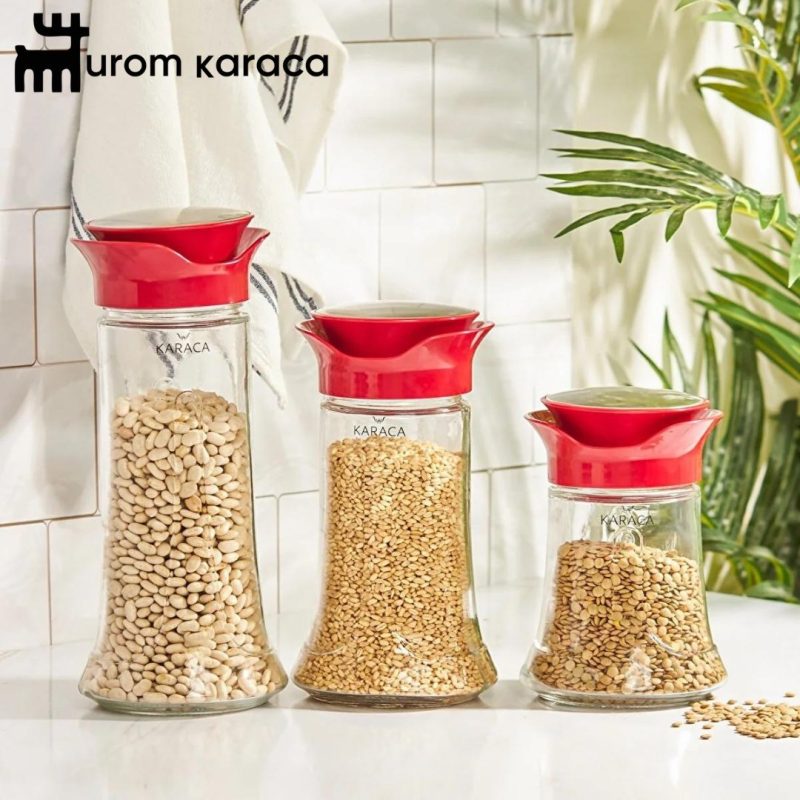 جا ادویه 7 پارچه کاراجا Nori قرمز - Image 6