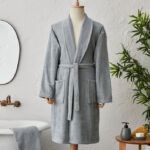 ست حوله تن پوش کاراجا هوم Lottie رنگ خاکستری XL/XXL