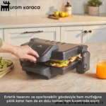 ساندویچ ساز و گریل کاراجا Future Essentia مشکی مات